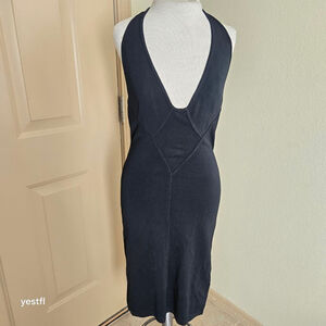 ARCHIVAL Vintage Azzedine Alaïa Diamond Knit Halter Dress - M slinky